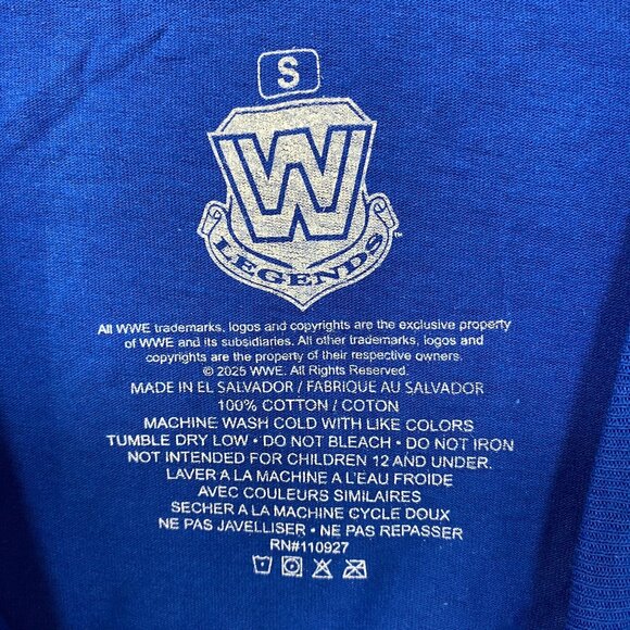 WWE Shawn Michaels The Heartbreak Kid HBK Sweet Chin Music Kick T-Shirt Small - Picture 4 of 4